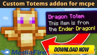 Custom Totem Addon For Minecraft Pe  | Custom Totem Addon For Minecraft Pe | Hindi