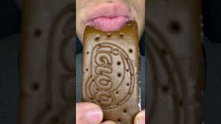 Asmr Eating ice cream sandwich