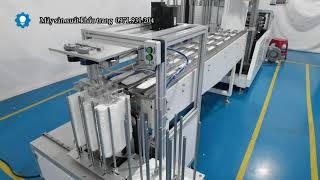 Máy đóng gói khẩu trang KF94 tự động   Automatic KF94 four side sealing packing machine 135PCSmin