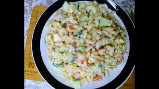 Creamy and delicious macaroni salad