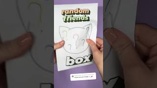 Random box from my friends#asmr#paperdiy#craft#papertoy#종이놀이#randombox#unboxing