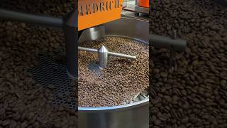 Anyone else love the sound of freshly roasted coffee? #coffee #coffeebeans #shorts