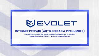 How to reload Internet Prepaid in EVOLET app?