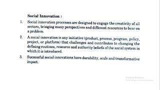 PME Unit No 6 4 Social Innovation