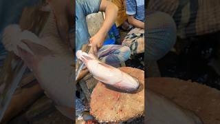 Big Rohu Fish Cutting Skills by Expert Fish Cutter #shorts