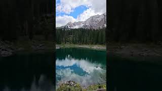 유럽 알프스산맥 자전거 횡단여행_이탈리아 카레짜호수 풍경(Lago di Carezza Landscape)-3