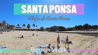 SANTA PONSA MALLORCA SPAIN BEACH WALK 2024