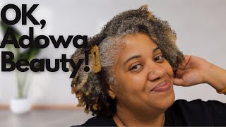 Adowa Curl Defining Gel Wash and Go | I'm Glad I Tried This! | Using Up The Stash!