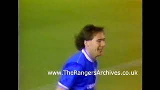 Rangers in Season 1986-87. Part Five of a collection of TV reports