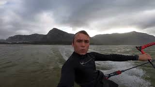 Kitesurfing in Hermanus, South Africa