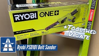 Ryobi PSD101 Belt Sander With Failed 3 Piece Sander Router Deal Glitch and Toolshed Update