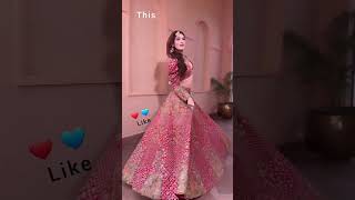 wow so beautiful dress #2024 #latest #design #new #trending #designs #lehenga #choli #girls