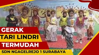 Tari Lindri tarian mudah dari daerah Jawa timur Di Acara P5 SDN NGAGELREJO 1 SURABAYA