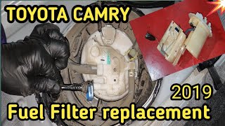 Toyota Camry 2.5L Fuel Filter Replacement 2AR-FE 4cyl 6Sp Auto 4dr Sedan FWD #shortvideo