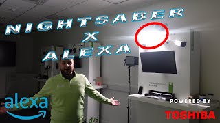 How to turn on a security light using Alexa? Featuring: Nightsaber