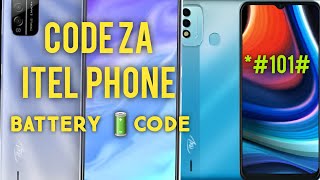 Code za itel smartphones battery || secret codes for itel mobile phones #battery #secret#code