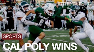 Cal Poly Celebrates 26-23 Win Over Sacramento State In Final Home Game