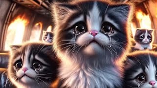 The little  cat can't safe his mother|Cute cat emotional story #cat #cutecat #kitten