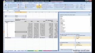 EXCEL 2007 EX TCD COMPILE TABLEAU DE BORD