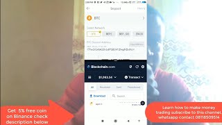 How To Trade On Binance: Send Coins From Blockchain to Binance App