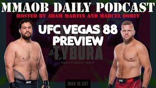 UFC Vegas 88: Tuivasa vs. Tybura Preview MMAOB Daily Podcast For March 11th