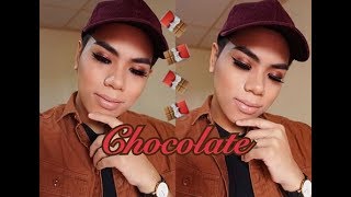 Chocolate Inspired makeup look (Pixi+ ItsJudytime)