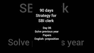 90 days beginners strategy for SBI clerk 2024#sbiclerk #banking