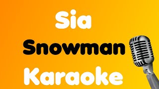 Sia • Snowman • Karaoke