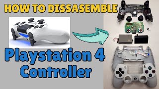 How to disassemble/tear down a PS4 controller and buttons