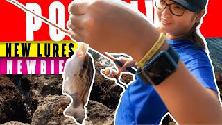 BAGONG LURES! | Afternoon shore fishing in uae | Ras al khaimah fishing for newbie