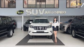 Giá Cực Tốt - Toyota LandCruiser Prado - Sản Xuất: 2018 - Trắng - Kem Tư: Nhân - Odo 12 Vạn Km