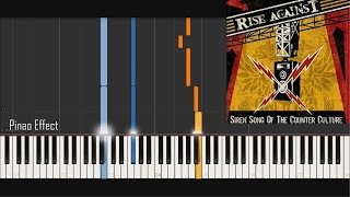 Rise Against - Swing Life Away (Piano Tutorial Synthesia)