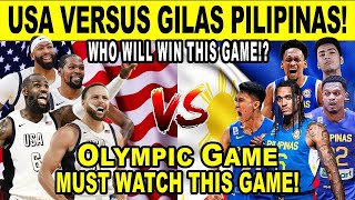 GILAS PILIPINAS vs USA! Shocking 2nd Half & OT Game! Amazing Buzzer Beater!