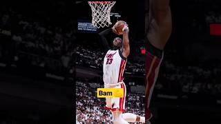 Bam Adebayo spin and a Slam 💪 #youtubeshorts #shorts #nba #bam #adebayo #nbaplayoffs #miami #heat