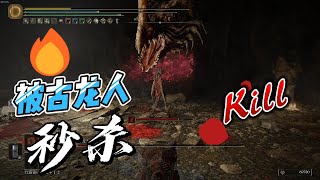 艾爾登法環DLC：被古龍人秒殺了 Elden Ring DLC: Killed instantly by the Ancient Dragon