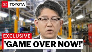 Toyota CEO Admitted They Have Done Something Big!