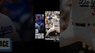 BREAKING NEWS: Dodgers legend Fernando Valenzuela has passed away 🙏💙