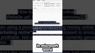 How to Remove Highlights from Pasted Text in Microsoft Word - Method 3