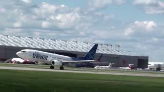 Air Transat Boeing 737-8Q8 (C-GTQF) Takeoff 24L Montreal YUL | CYUL