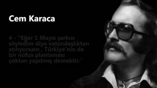 Cem Karaca   Tarihe Damga Vuran 10 Sözü