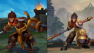 Wukong League of Legends VS Wild Rift Comparison