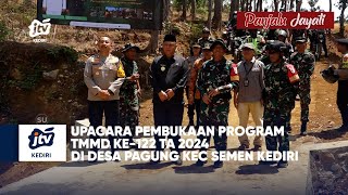 Upacara Pembukaan Program TMMD Ke-122 TA 2024 Di Desa Pagung Ke Semen Kab Kediri Seg 03