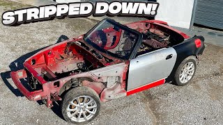 Stripping Down the Honda S2000 For Body Work & Paint ! - Episode 4