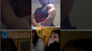 Flexing on Omegle 💪│ Funny Reactions #omegle #alexeubank #gym #trentwins #aesthetics