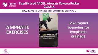 Low Impact Bouncing For Lymphatic Drainage