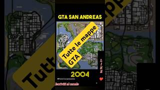 Mappe  GTA 1 GTA san Andreas GTA 5 GTA vice city #gtasanandreas #gta #sanandreas #gtasa #gtav #gioco