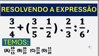 EXPRESSÃO NUMÉRICA COM FRAÇÕES. Ivs Matemática Exatas