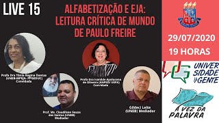 Alfabetização e EJA: leitura crítica de mundo de Paulo Freire