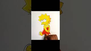 Lisa Simpson Drawing #shorts