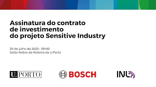 Assinatura do contrato de investimento da AICEP ao projeto "Sensitive Industry"